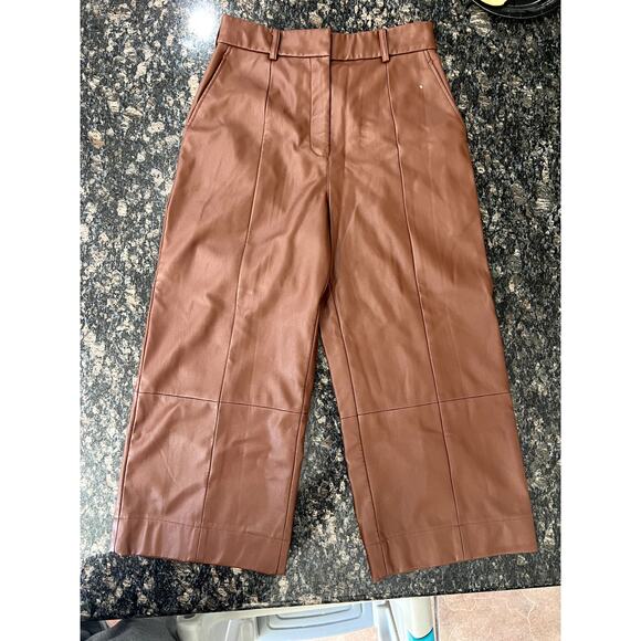 Jason Wu x RTR Wide Leg Vegan Leather Pants - Picture 9 of 11